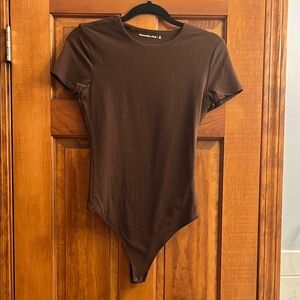 Abercrombie Brown Short sleeve Bodysuit